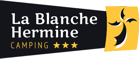 logo camping la blanche hermine