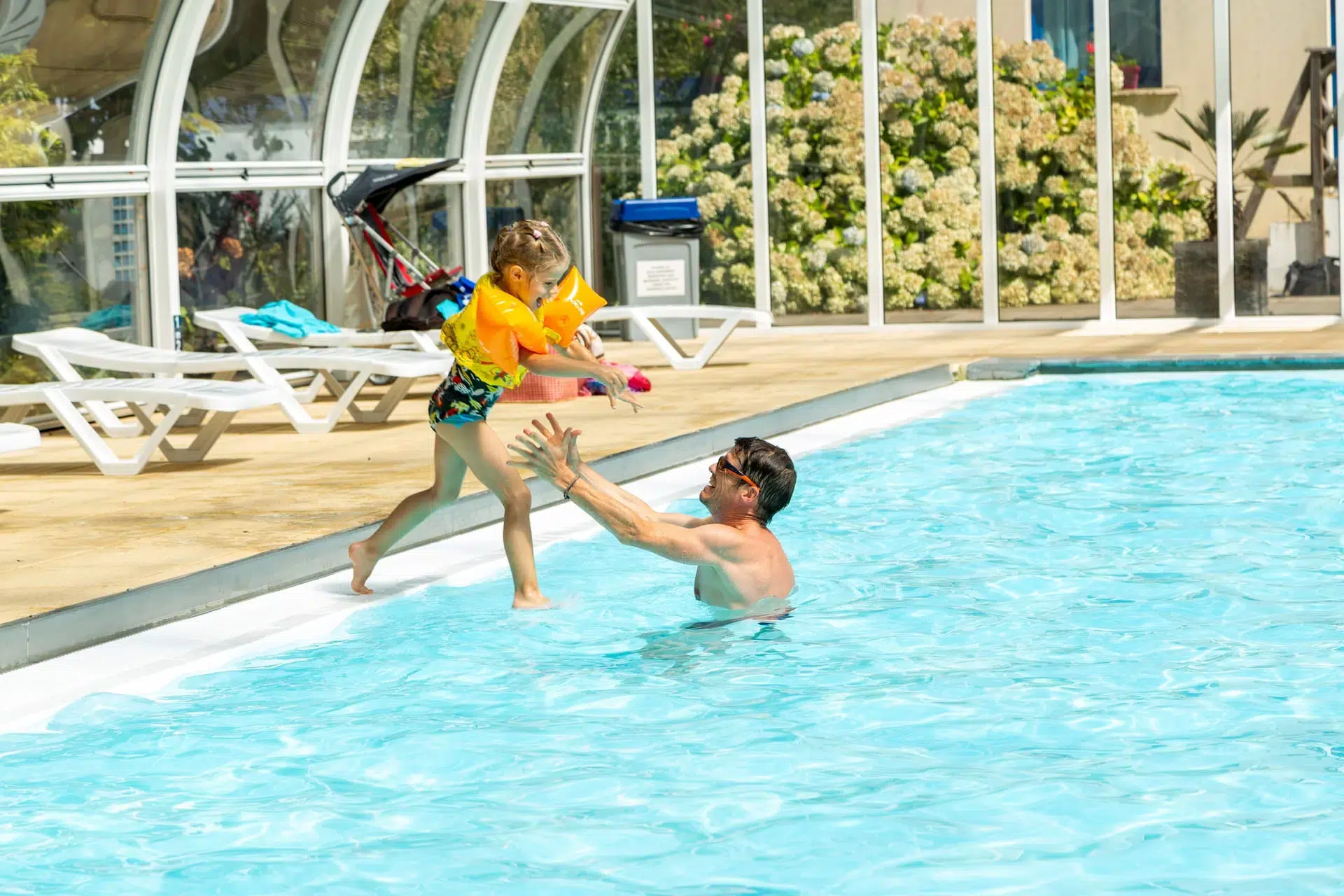 camping avec piscine couverte dans le golfe du morbihan